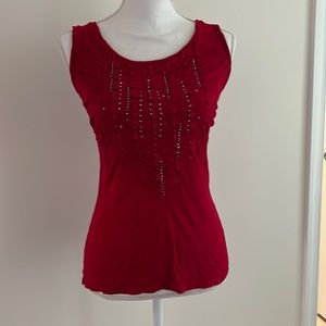 Lovely festive red tank